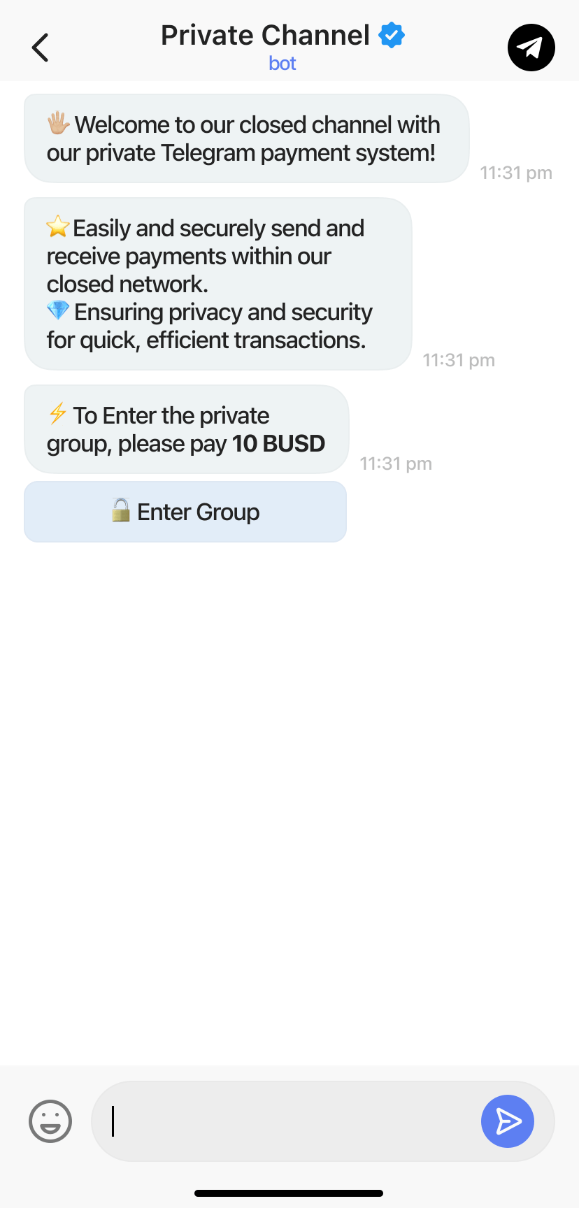 Private Groups